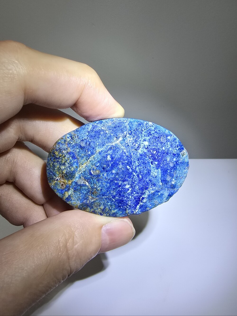 Quantum Quattro Style Mixed Copper Ore Crystal Palmstone #F